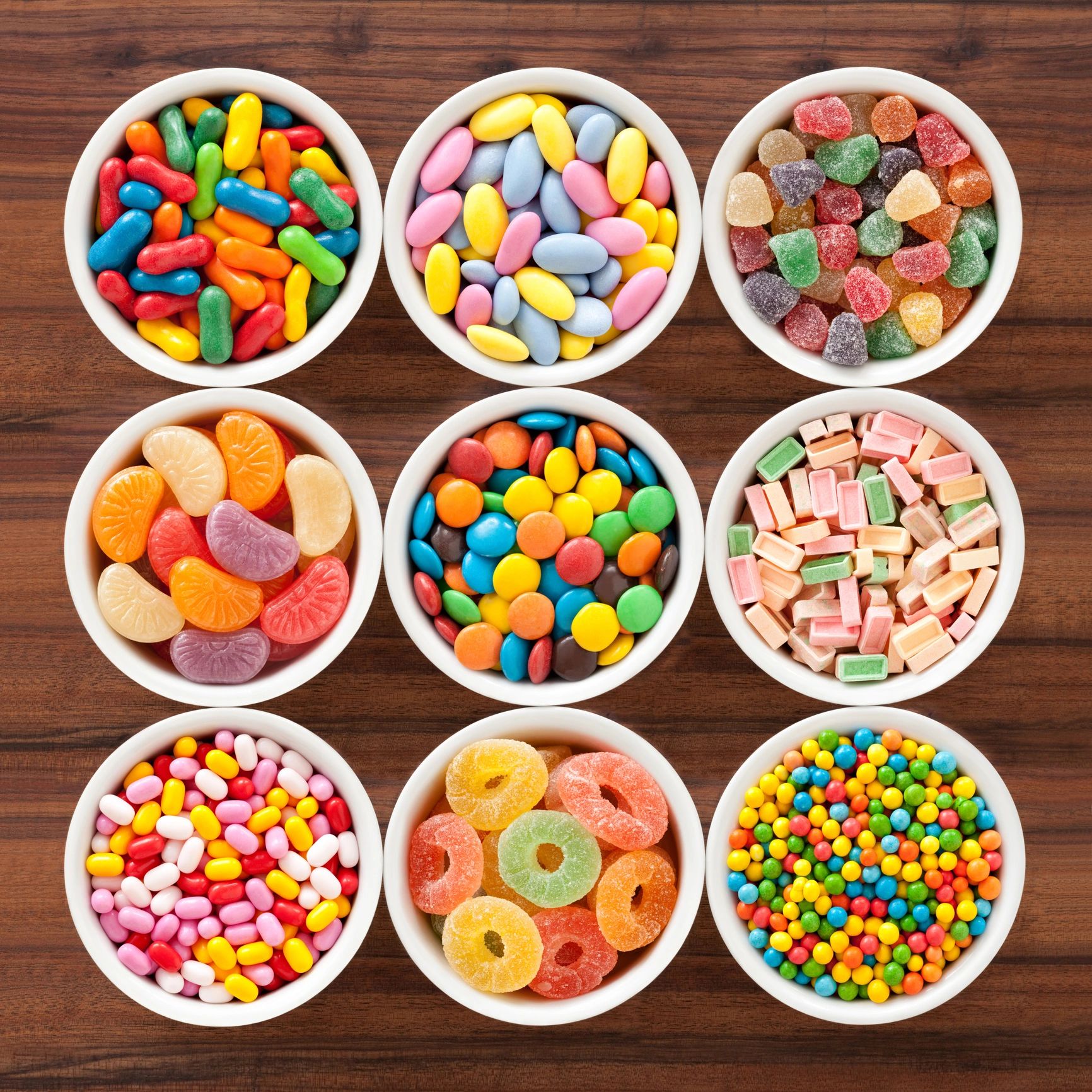 Assorted confectionery selection for wholesale ordering